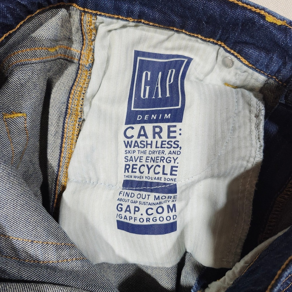 GAP NWT Vintage Flare High Rise Jean Dark Wash Blue Denim Women Sz 31 12P Petite - Picture 9 of 15